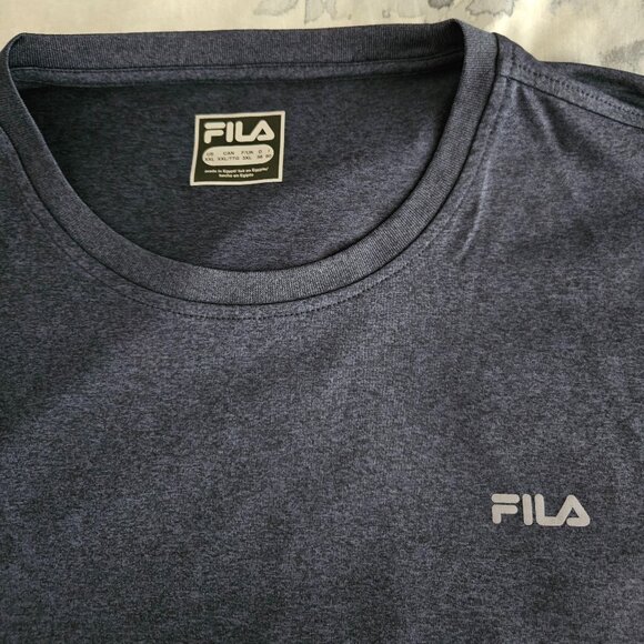 Men's - Fila dark blue t-shirt - Picture 1 of 5